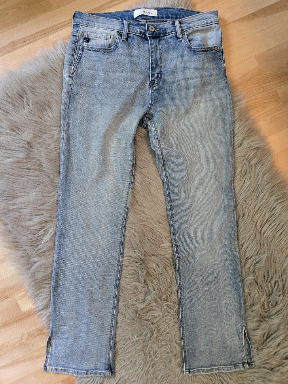 Kancan Womens Light Wash Jeans